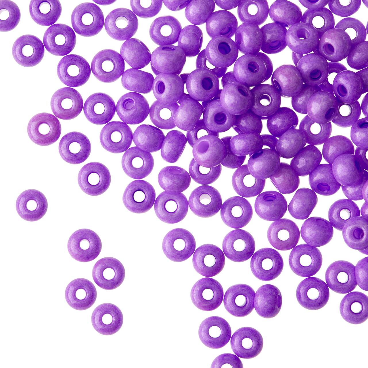 12 Pack: John Bead Grape Czech Glass Seed Beads, 6/0